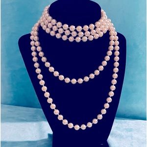 72” Faux Pearl Necklace